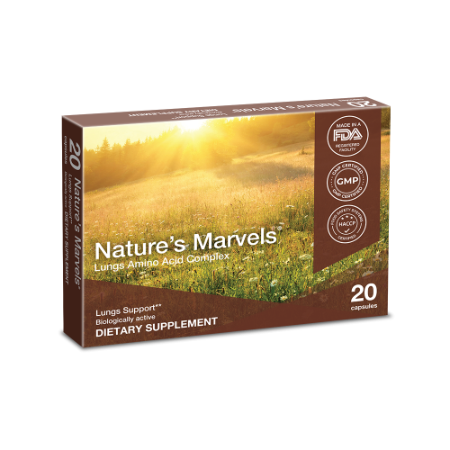 Lungs Support, 20 capsules - Nature's Marvels -SOI**