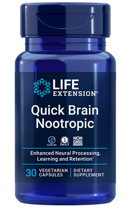 Quick Brain Nootropic (30 veg capsules) – Life Extension