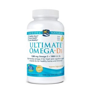 Ultimate Omega D3 (Lemon) 120 Soft Gels - Nordic Naturals