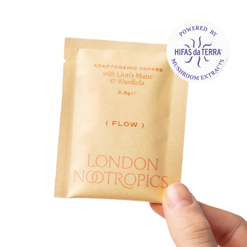 Flow Adaptogenic Coffee With Lion's Mane and Rhodiola - 12 Sachets - London Nootropics