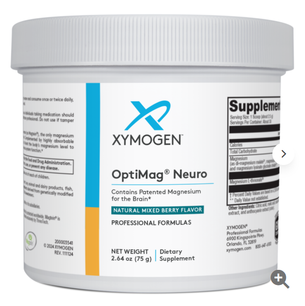 OptiMag Neuro Mixed Berry - 30 Servings - Xymogen