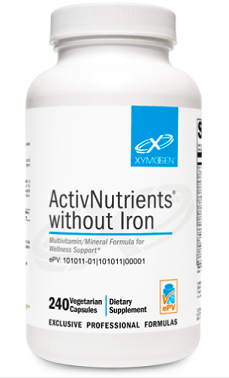 ActivNutrients® without Iron (240 Capsules) - Xymogen