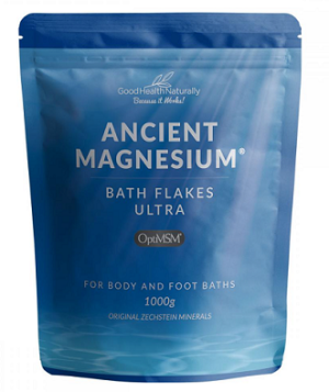 Ancient Magnesium Bath Flakes Ultra with OptiMSM - 1kg - Good Health Naturally