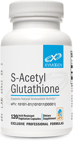 S-Acetyl Glutathione - 120 Capsules - Xymogen