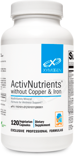 ActivNutrients Without Copper & Iron - 120 Capsules - Xymogen