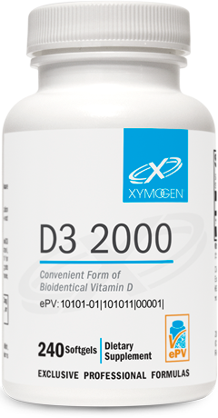 D3 2000 240 Softgels - Xymogen