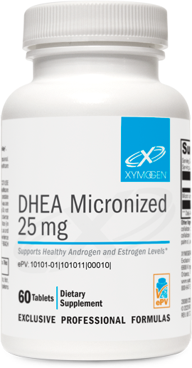 DHEA Micronized 25mg 60 Tablets - Xymogen