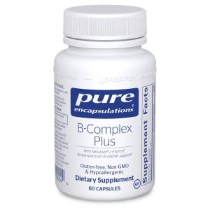 B-Complex Plus with Metafolin 60 veg caps - Pure Encapsulations