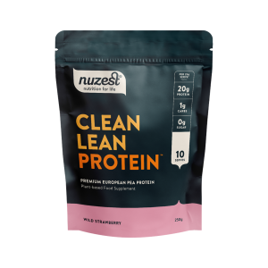 Clean Lean Protein Wild Strawberry – 250g, 10 Servings – Nuzest