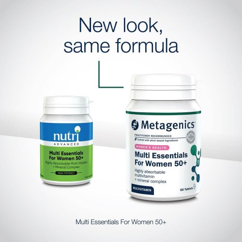 Multi Essentials for Women 50+ Multivitamin 60 Tablets - Metagenics - Image 2