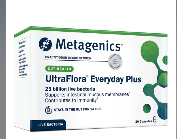 UltraFlora® Everyday Plus Probiotic Capsules (Formely Ultra Probioplex Plus Probiotic) 60 Capsules - Metagenics