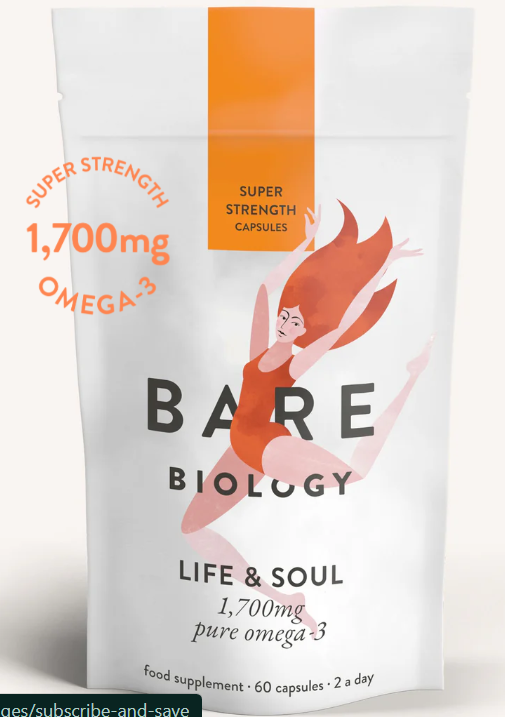 Life & Soul Pure Omega-3 60 capsules - Bare Biology