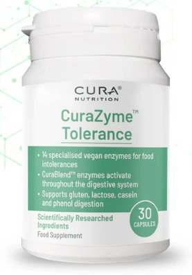 CuraZyme Tolerance - 30 Capsules - Cura Nutrition