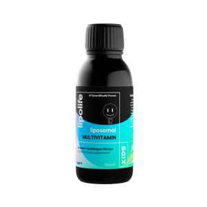 Kids Liposomal Multivitamin - 150ml - strawberry bubblegum flavour - lipolife