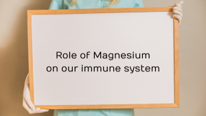 Role of magnesium in support of the immune system