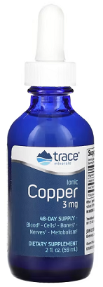 Ionic Copper, 3 mg, 2 fl oz (59 ml) - Trace Minerals