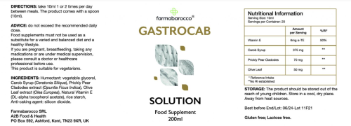 GastroCab 200ml - Farmabarocco