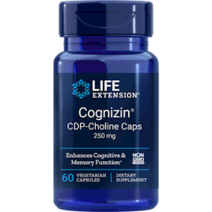 Cognizin CDP-Choline Caps 60 vegcaps - Life Extension