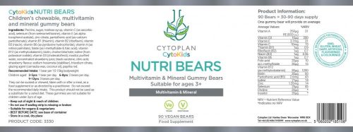 Nutri Bears (90 Gummies) - Cytoplan