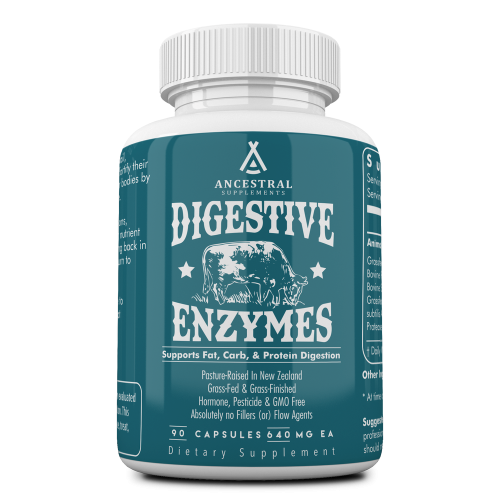 Digestive Enzymes (90 capsules) - Ancestral Supplements