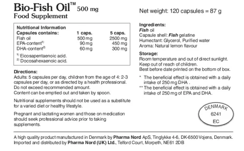 Bio-Fish Oil (120 caps) - Pharma Nord