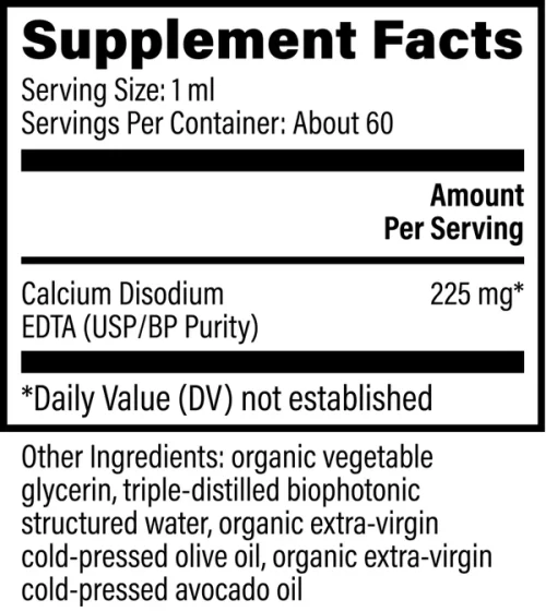 Calcium Disodium EDTA (2oz) - Global Healing