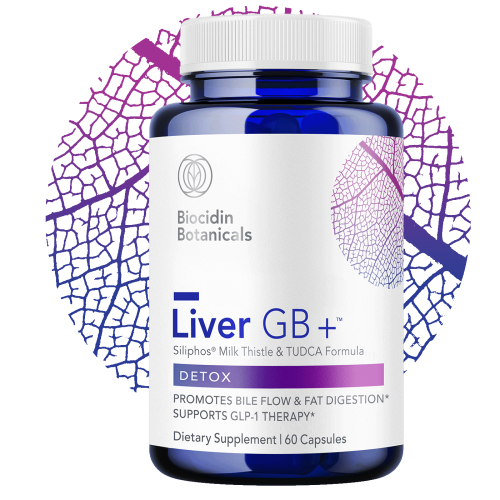 Liver GB+™ Siliphos® Milk Thistle & TUDCA (60 capsules) - Biocidin Botanicals