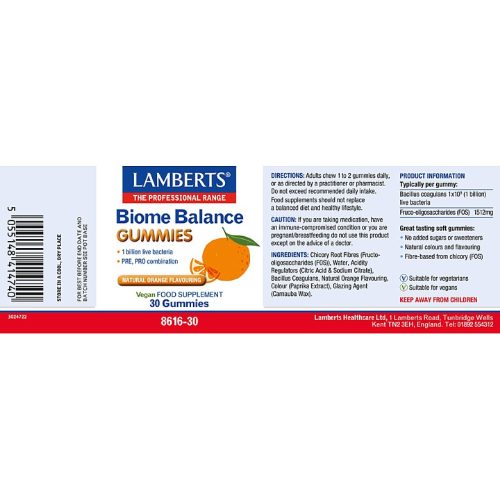 Biome Balance (30 Gummies) - Lamberts - Image 3