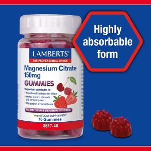 Magnesium Citrate (40 Gummies) - Lamberts Magnesium Citrate (40 Gummies) - Lamberts