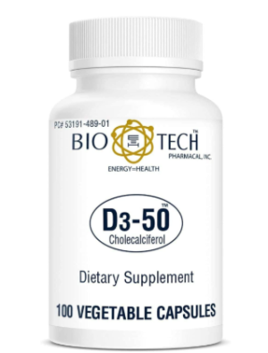 D3-50 (100 vegetable caps) - Bio-Tech