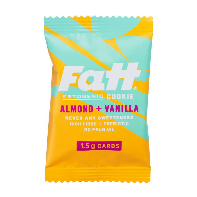 Almond + Vanilla Keto Cookie (30g) - Fatt