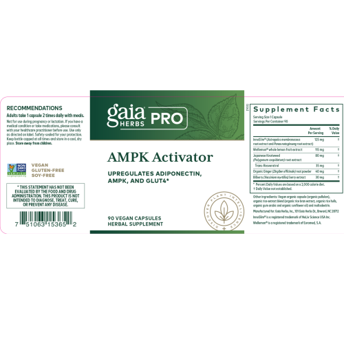 AMPK Activator - 90 Veg caps - Gaia Herbs - Image 2