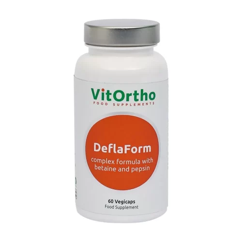 DeflaForm complex formula with Betaine and Pepsin 60 vegicaps - VitOrtho