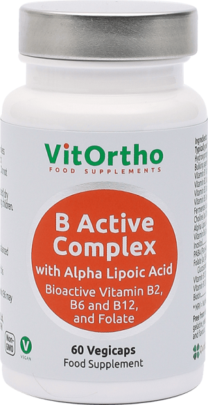 B Active Complex with Alpha Lipoic Acid - 60 Vegicaps - VitOrtho