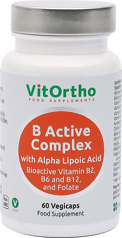 B Active Complex with Alpha Lipoic Acid - 60 Vegicaps - VitOrtho