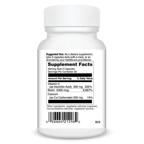 Biotin - 60 Capsules - DaVinci - Image 2