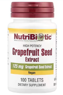 Grapefruit Seed Extract - 125 mg, 100 Tablets - NutriBiotic