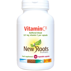 Vitamin C8 - 527mg - 45 vegetable  capsules - New Roots Herbal Vitamin C8 - 527mg - 45 vegetable  capsules - New Roots Herbal