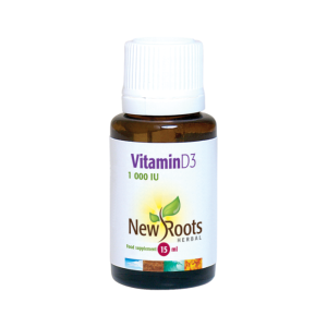 Vitamin D3 1.000 IU liquid - 15ml - New Roots Herbal