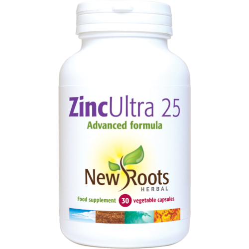 Zinc Ultra 25 - 30 vegetable capsules - New Roots Herbal
