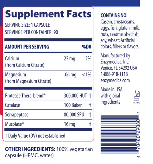 Immune Defense Extra Strength (90 capsules) - Enzymedica - Image 3