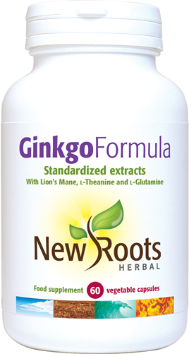 Ginkgo Formula - 60 Capsules - New Roots Herbal