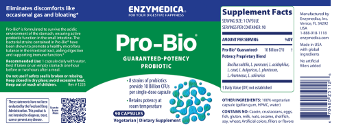 Pro-Bio (90 capsules) - Enzymedica - Image 2