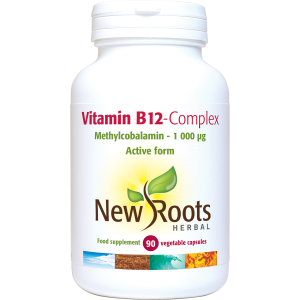 Vitamin B12 Complex - 90 vegetable capsules - New Roots Herbal Vitamin B12 Complex - 90 vegetable capsules - New Roots Herbal