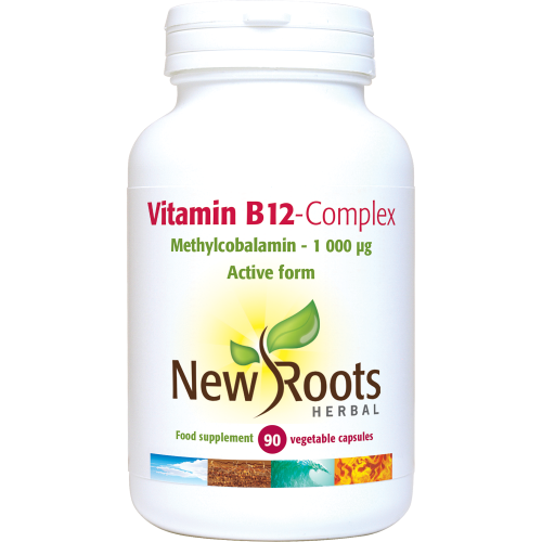 Vitamin B12 Complex - 90 vegetable capsules - New Roots Herbal