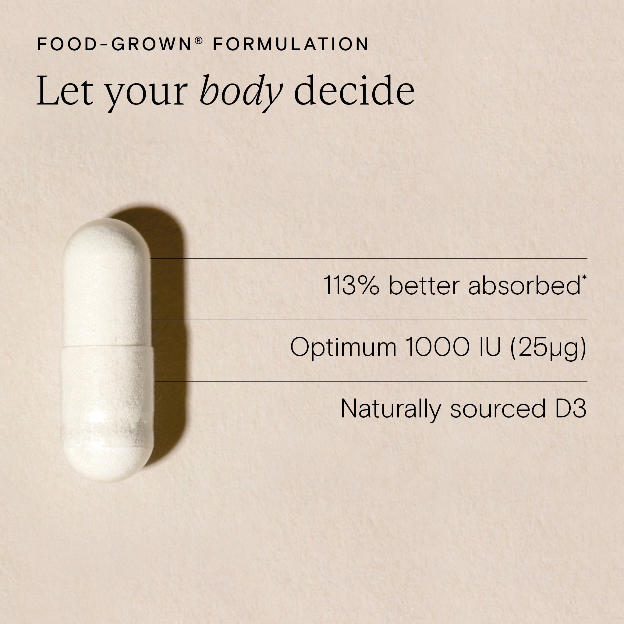 Food-Grown Vitamin D (30 capsules) - Wild Nutrition - Image 2