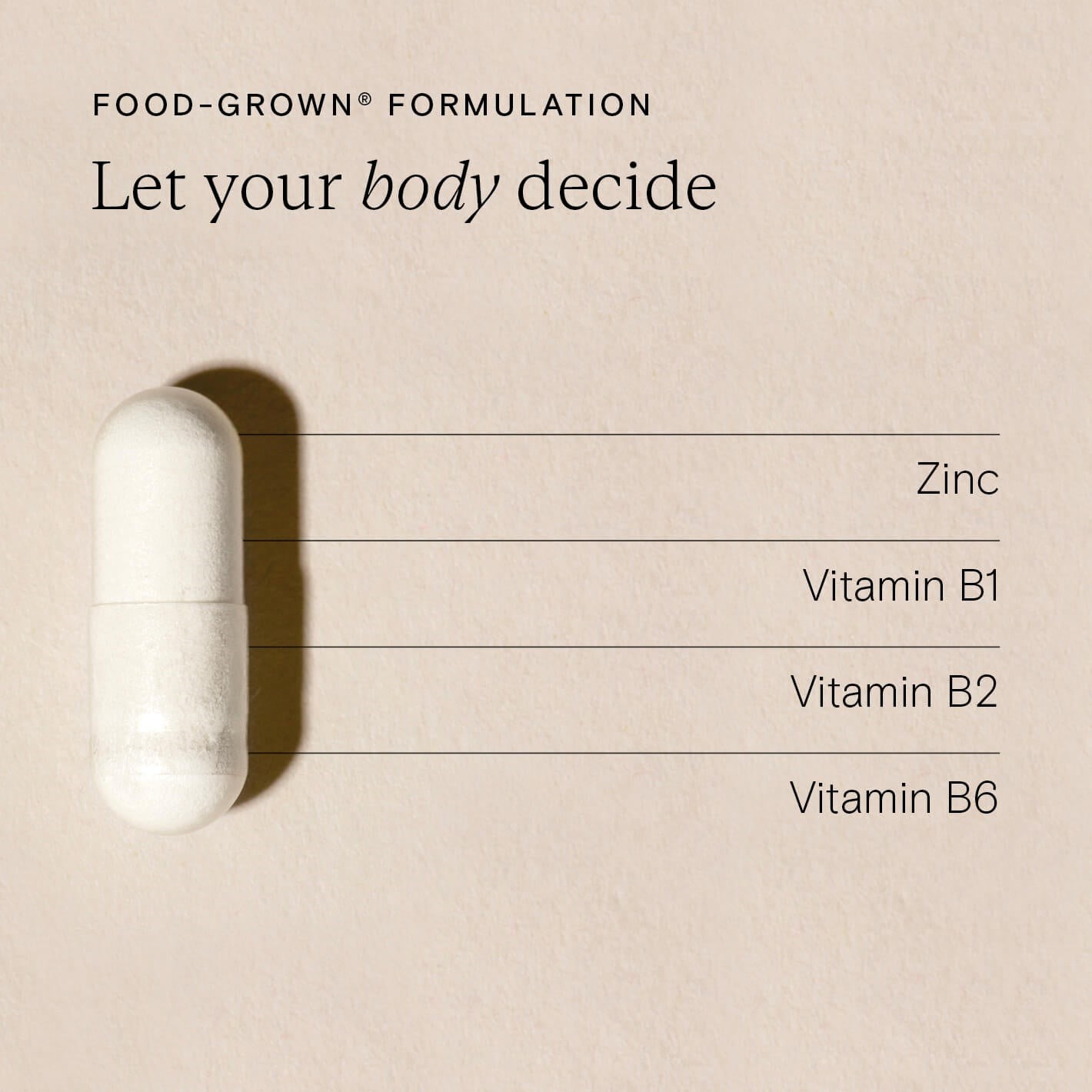 Food-Grown Zinc Plus (30 capsules) - Wild Nutrition - Image 2