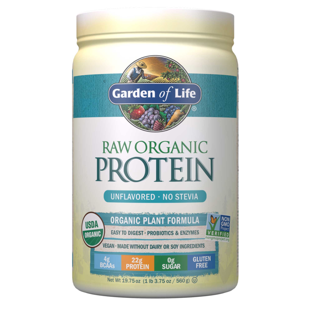 Raw Organic Protein (560g), Unflavoured - Garden of Life