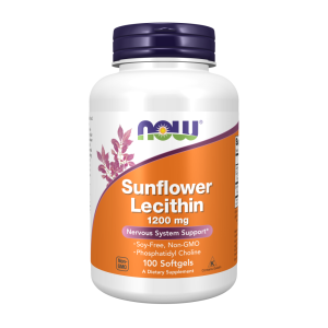 Sunflower Lecithin 1200mg, 100 softgels – now®