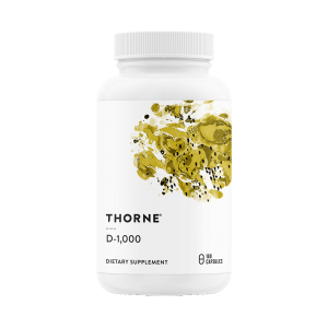 Vitamin D-1,000 (180 capsules) - Thorne Vitamin D-1,000 (180 capsules) - Thorne